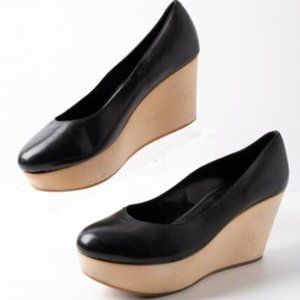ISO Loeffler Randall Wood Platform Wedges 11